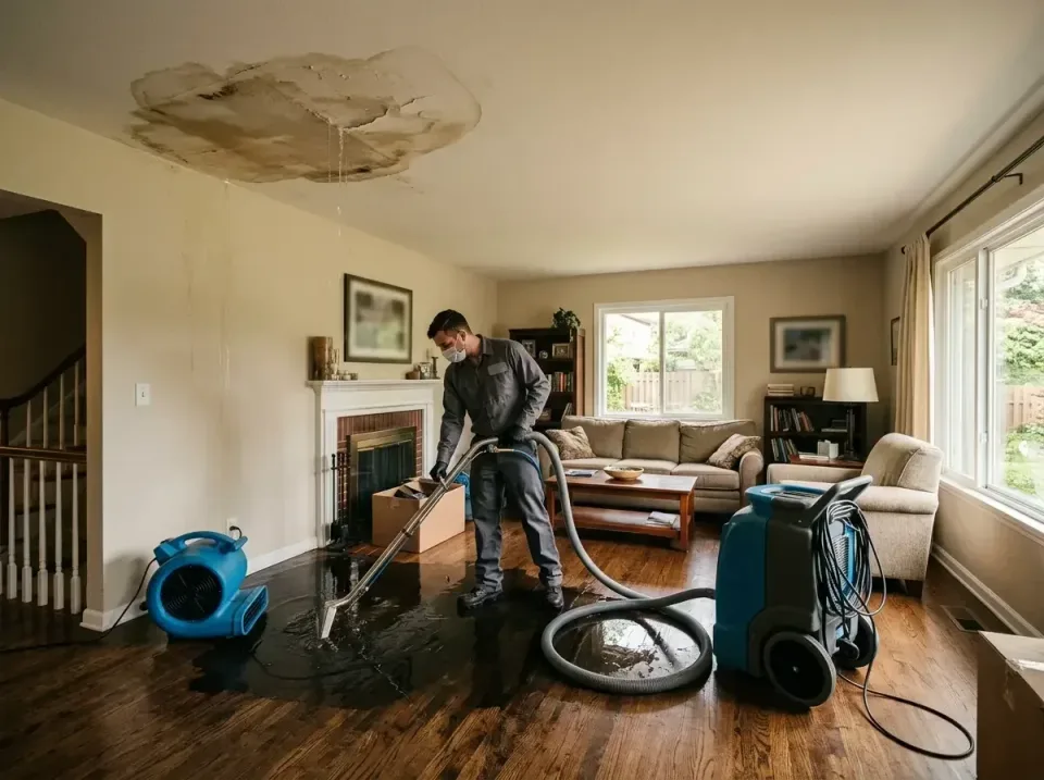 attic-pipe-burst-ceiling-drip-008 — frequently asked questions, Water Damage Restoration & Carpet Care in Arcadia, WI